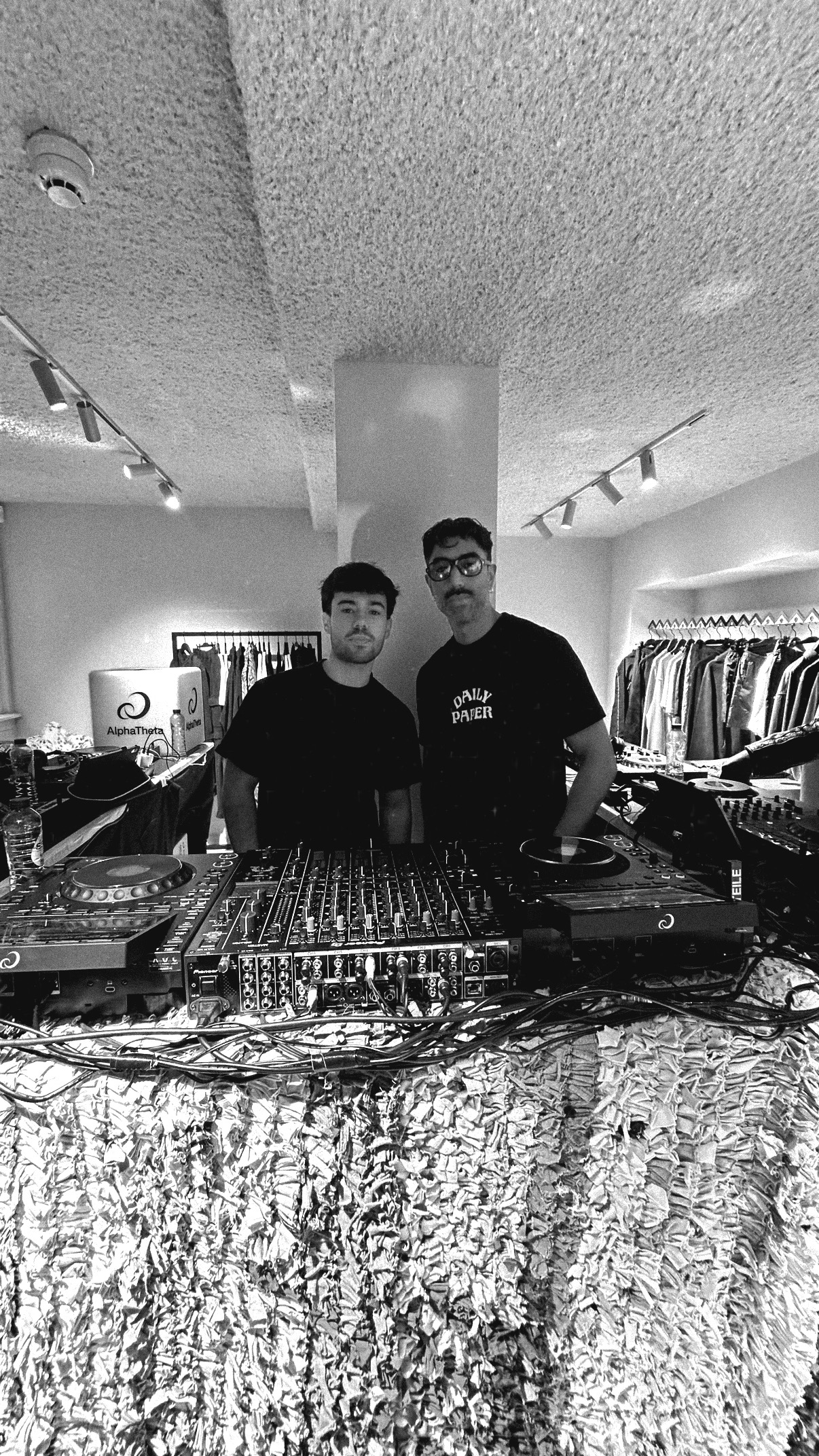 Hagelslag at the Daily Paper x AlphaTheta event with Ape Drums, Amsterdam