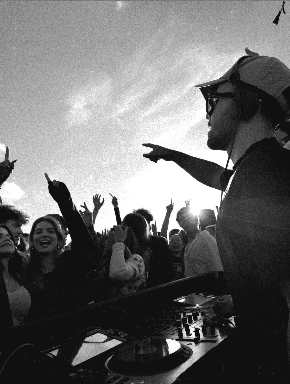 Hagelslag DJing a boat party in Amsterdam